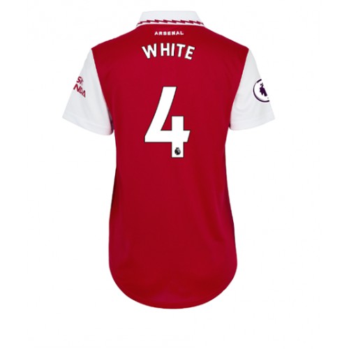 Dres Arsenal Benjamin White #4 Domaci za Žensko 2022-23 Kratak Rukav
